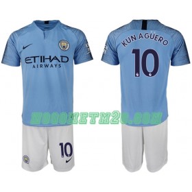 Dječji Nogometni Dres Manchester City KUN AGUERO 10 Domaći 2018-2019